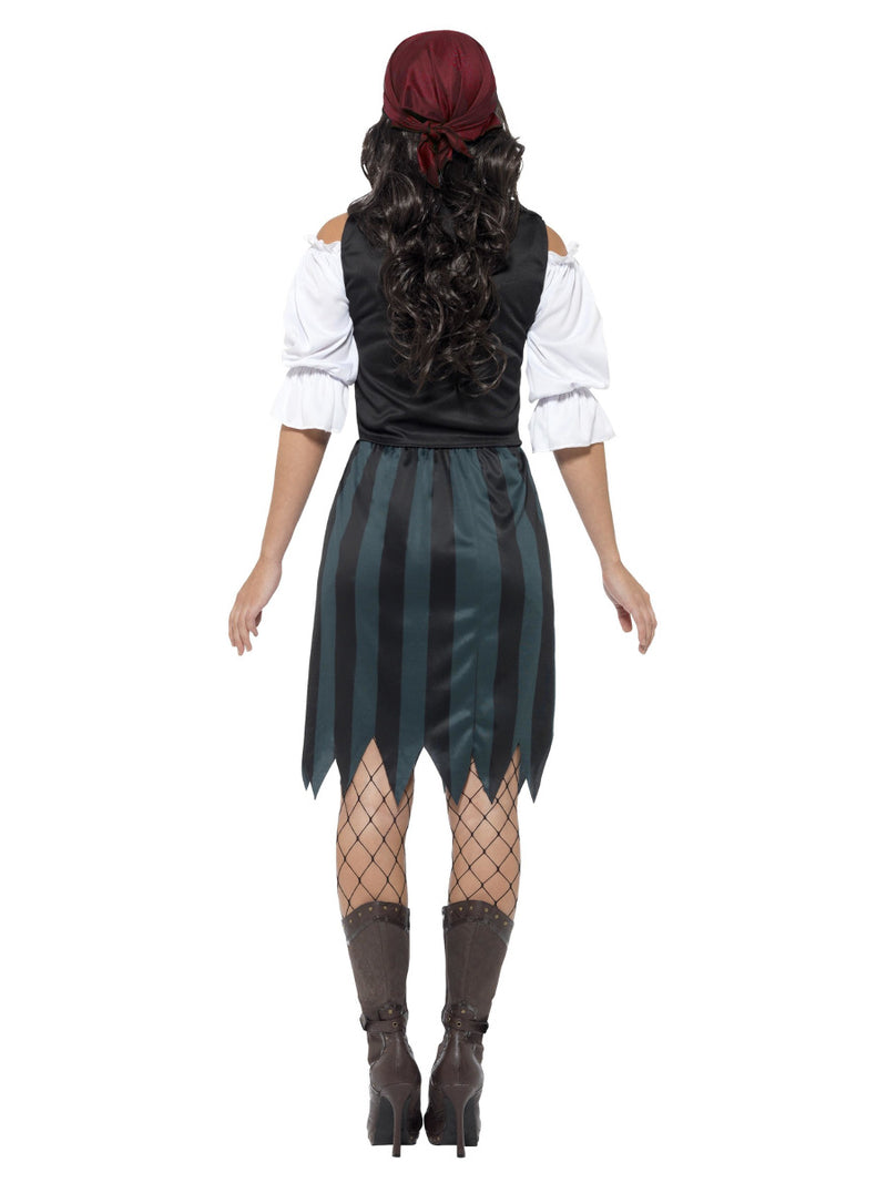 Pirate Deckhand Costume, Blue - 3