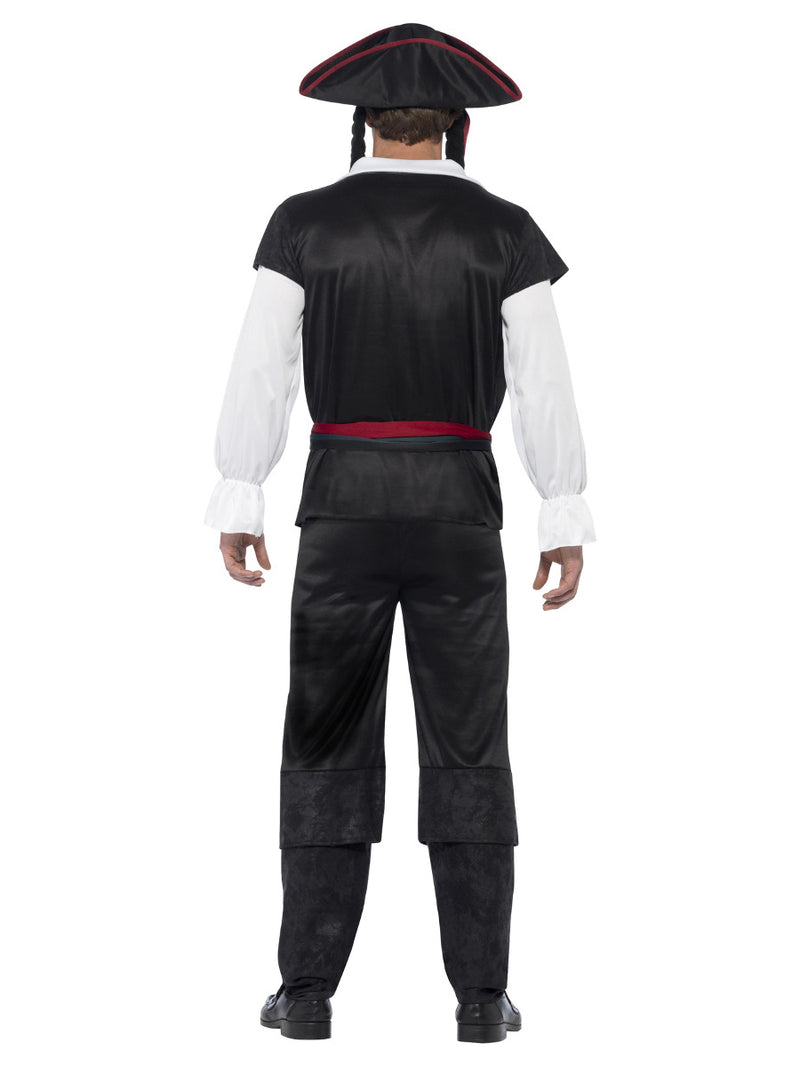 Aye Aye Pirate Captain Costume, Black - 3