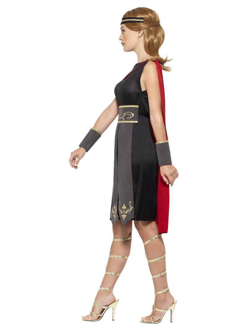 Roman Warrior Costume, Black - 4