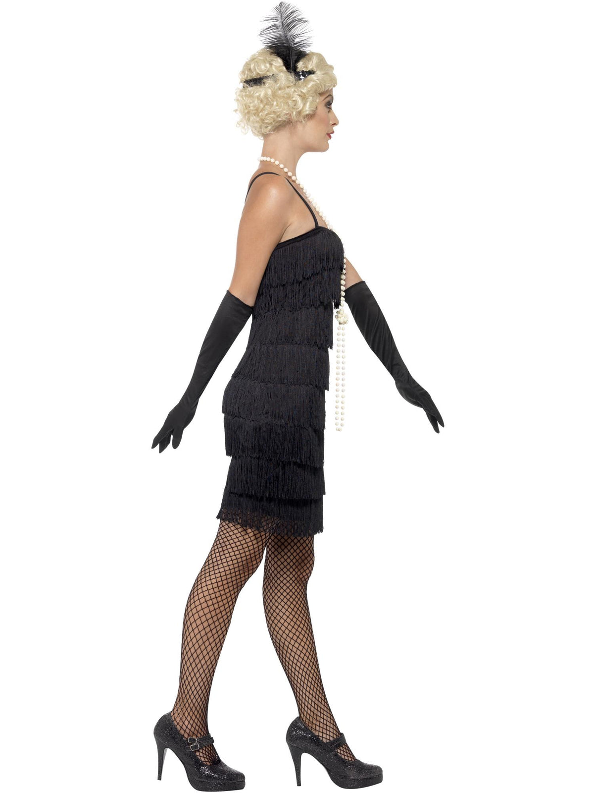 Flapper Costume, Black 3