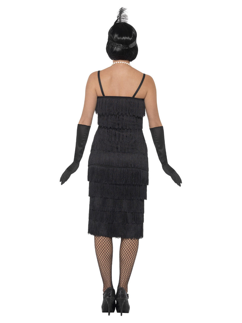 Flapper Costume, Black - 3