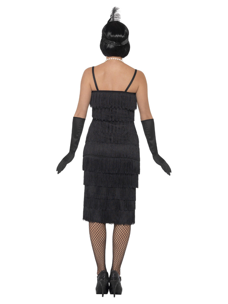 Flapper Costume, Black - 3