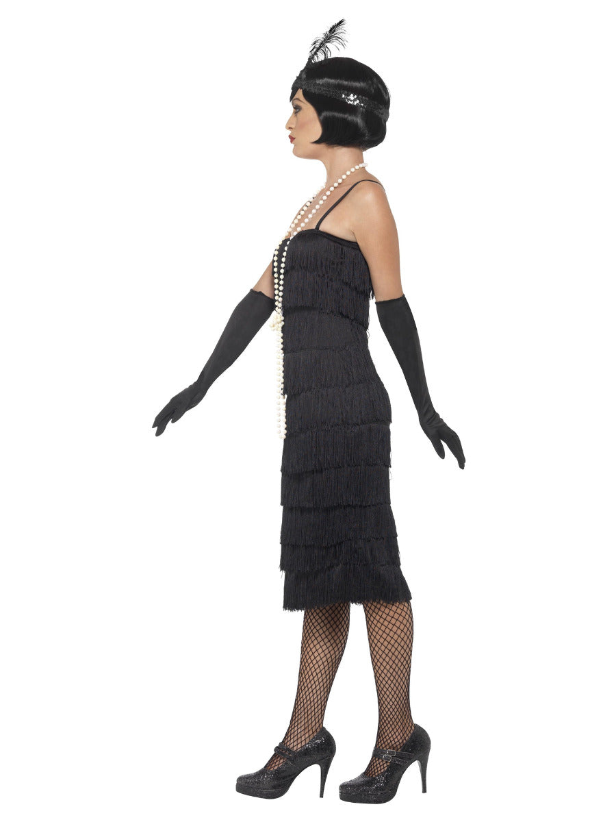 Flapper Costume, Black - 4