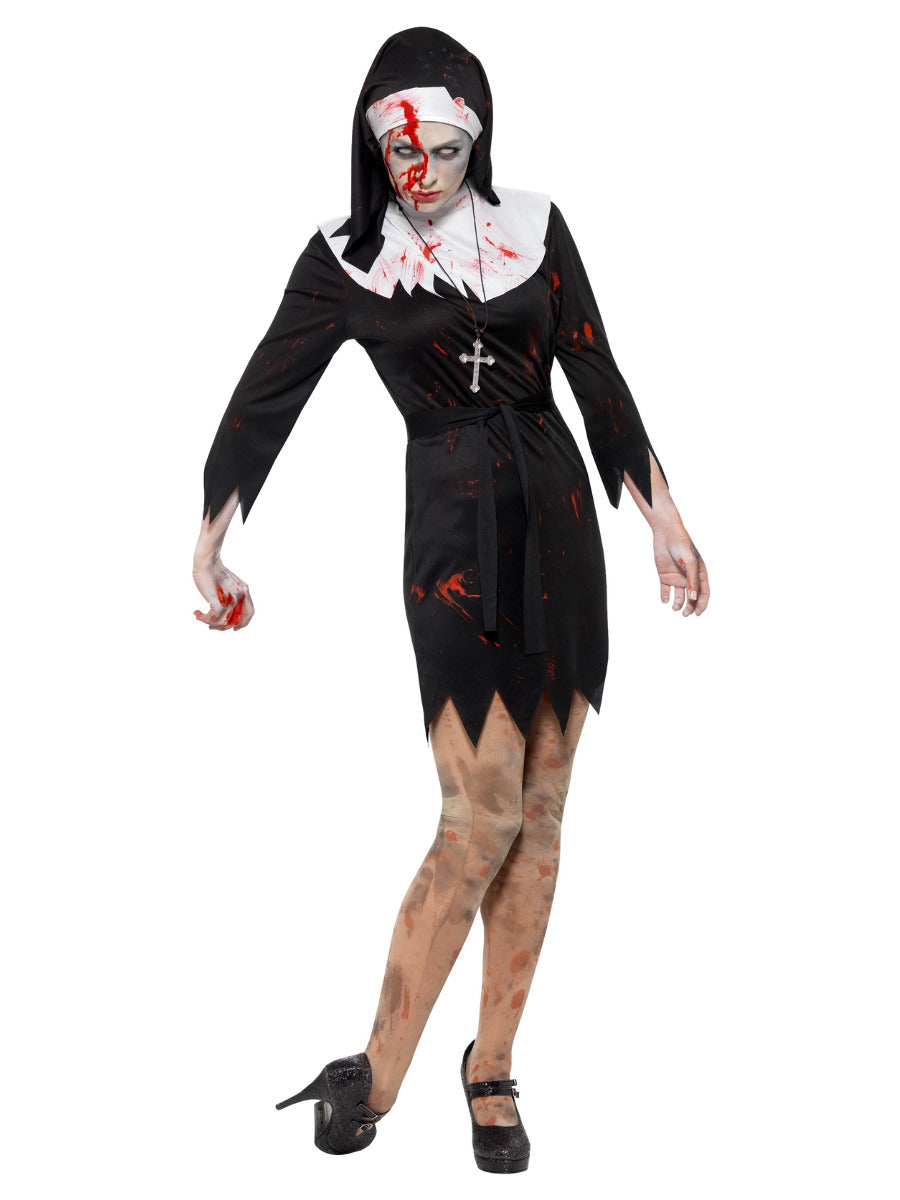 Zombie Sister Costume, Black - 5