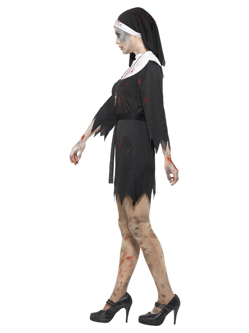 Zombie Sister Costume, Black - 4