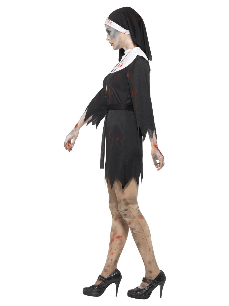 Zombie Sister Costume, Black - 4