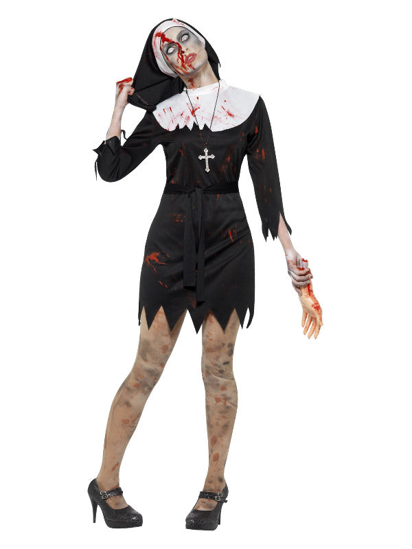 Zombie Sister Costume, Black - 2