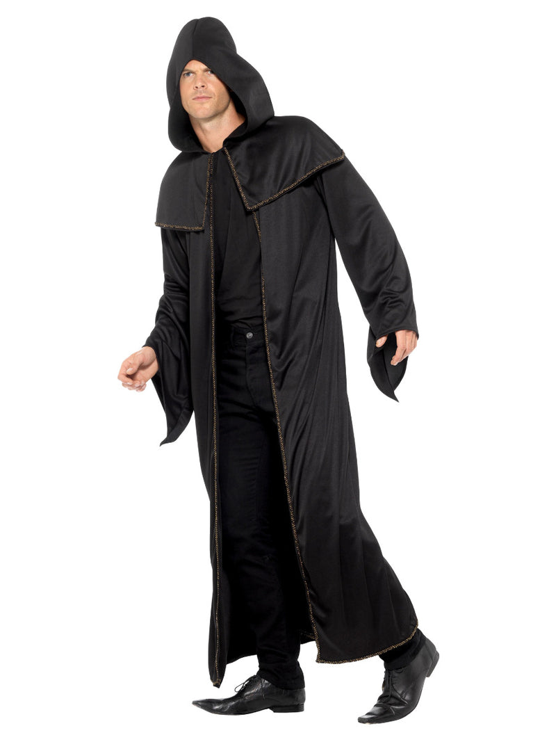 Wizard Cloak, Adult, Black - 4