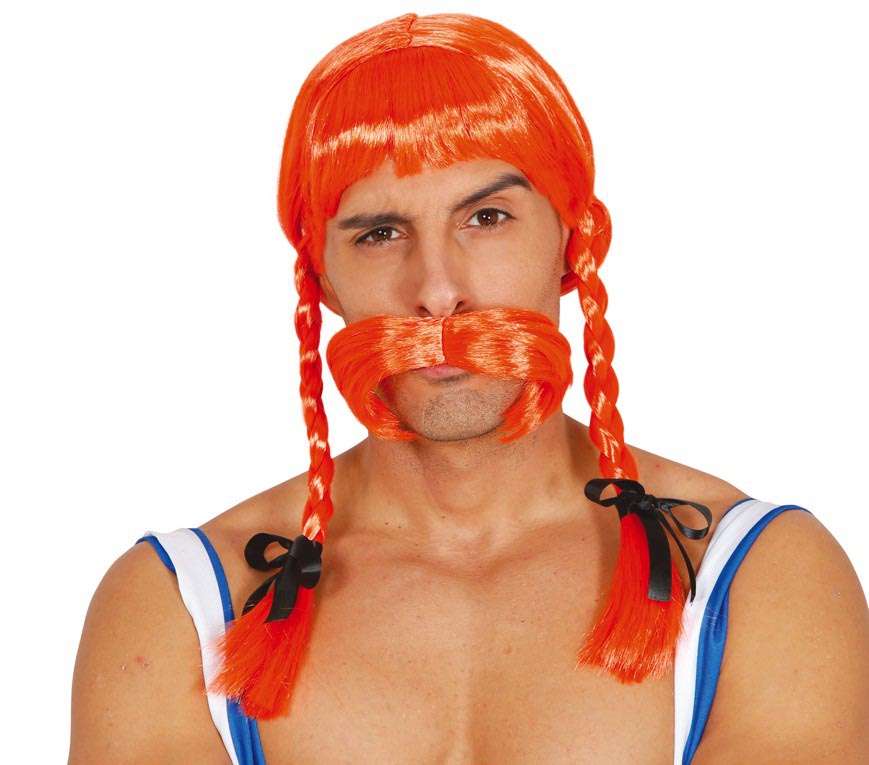 ORANGE GAUL WIG