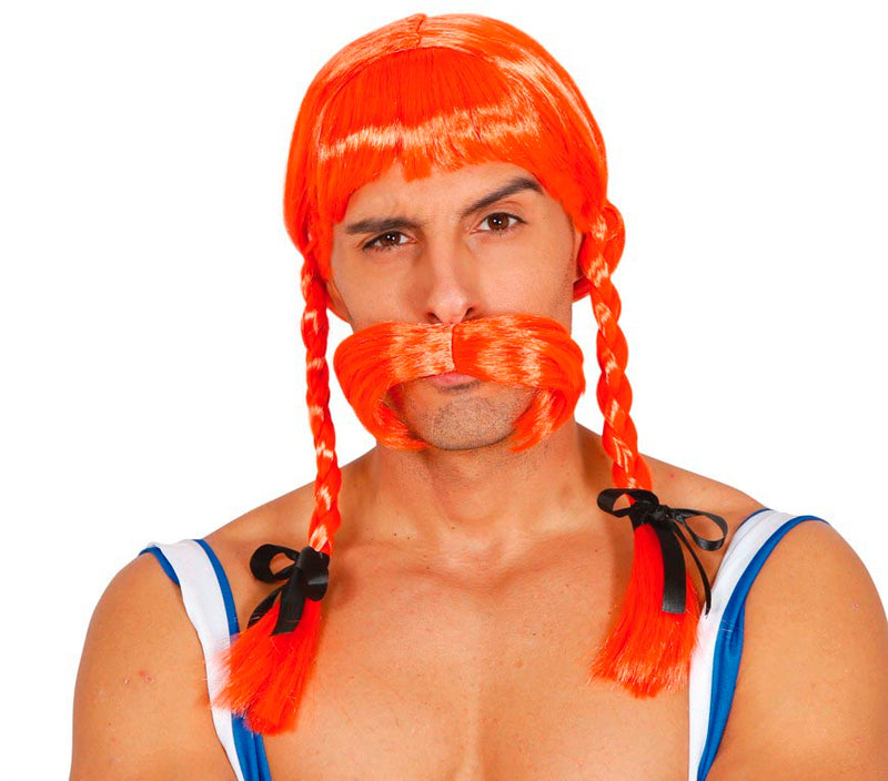 ORANGE GAUL WIG