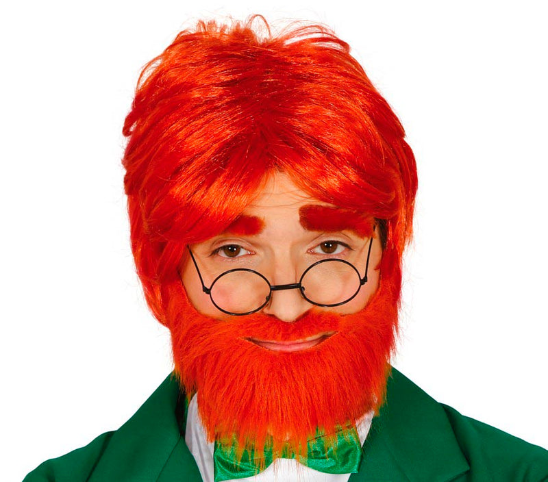 RED-HAIRED WIG WITH BEARD
