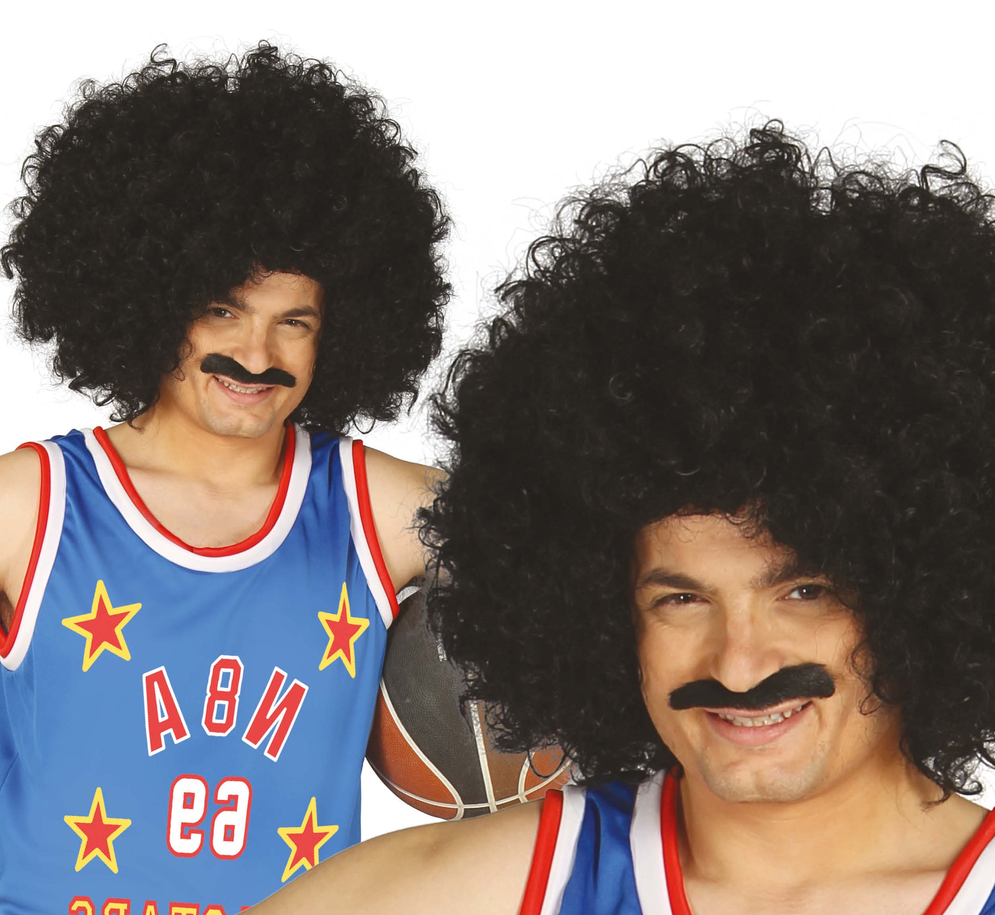 SUPER GIANT BLACK CURLY WIG (BOX CONTAIN