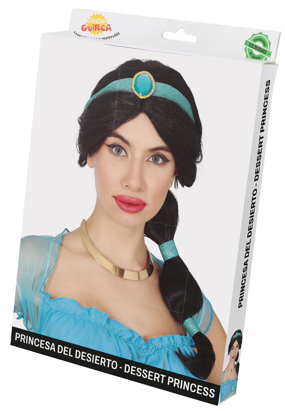 BLACK PONYTAIL WIG  (BOX IN CONTAI