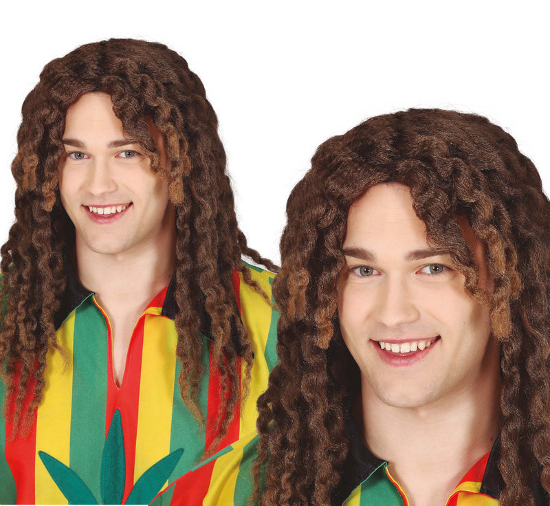 BROWN DREADLOCKS WIG  (BOX IN CONTAINER)