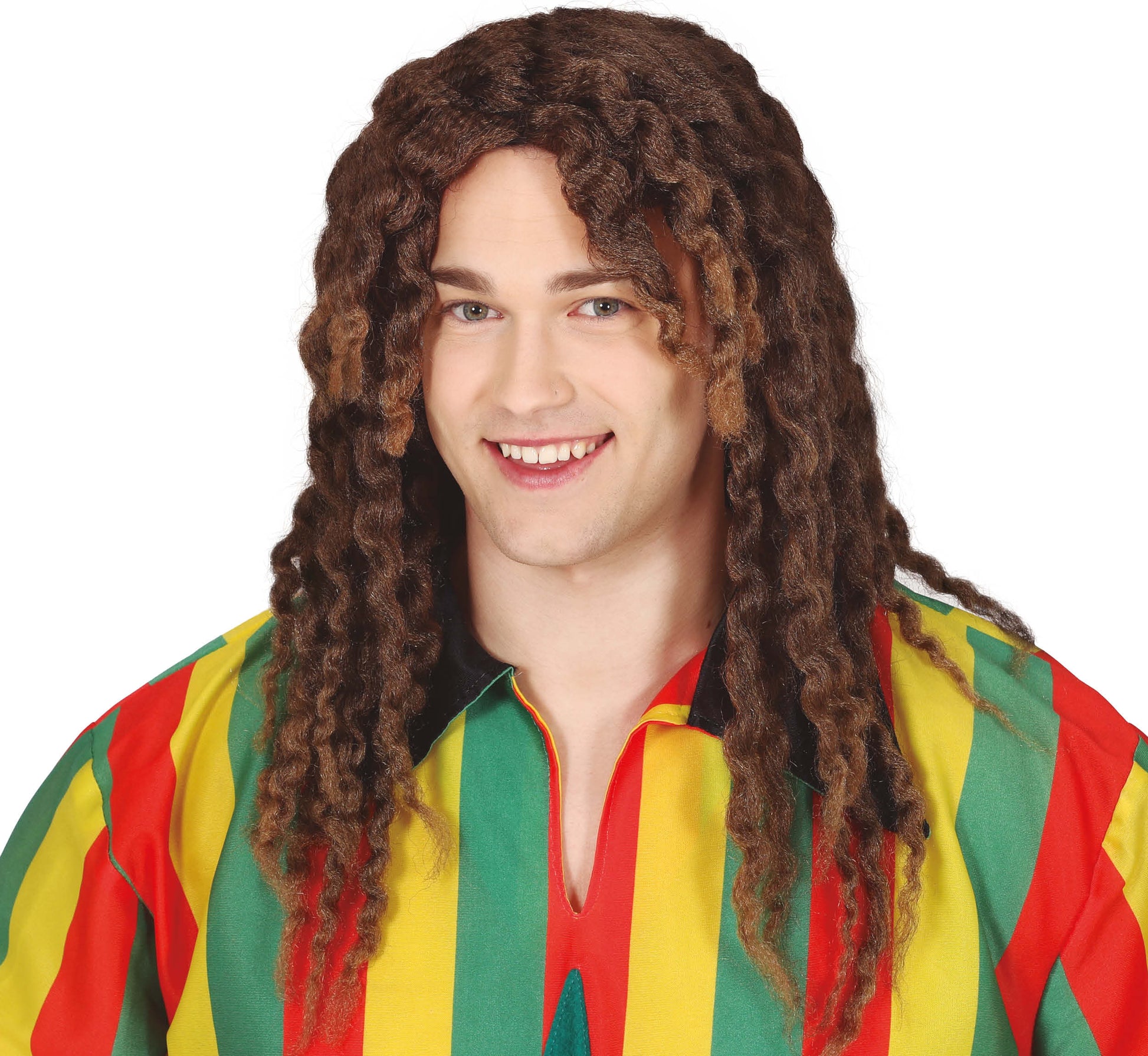 BROWN DREADLOCKS WIG  (BOX IN CONTAINER)