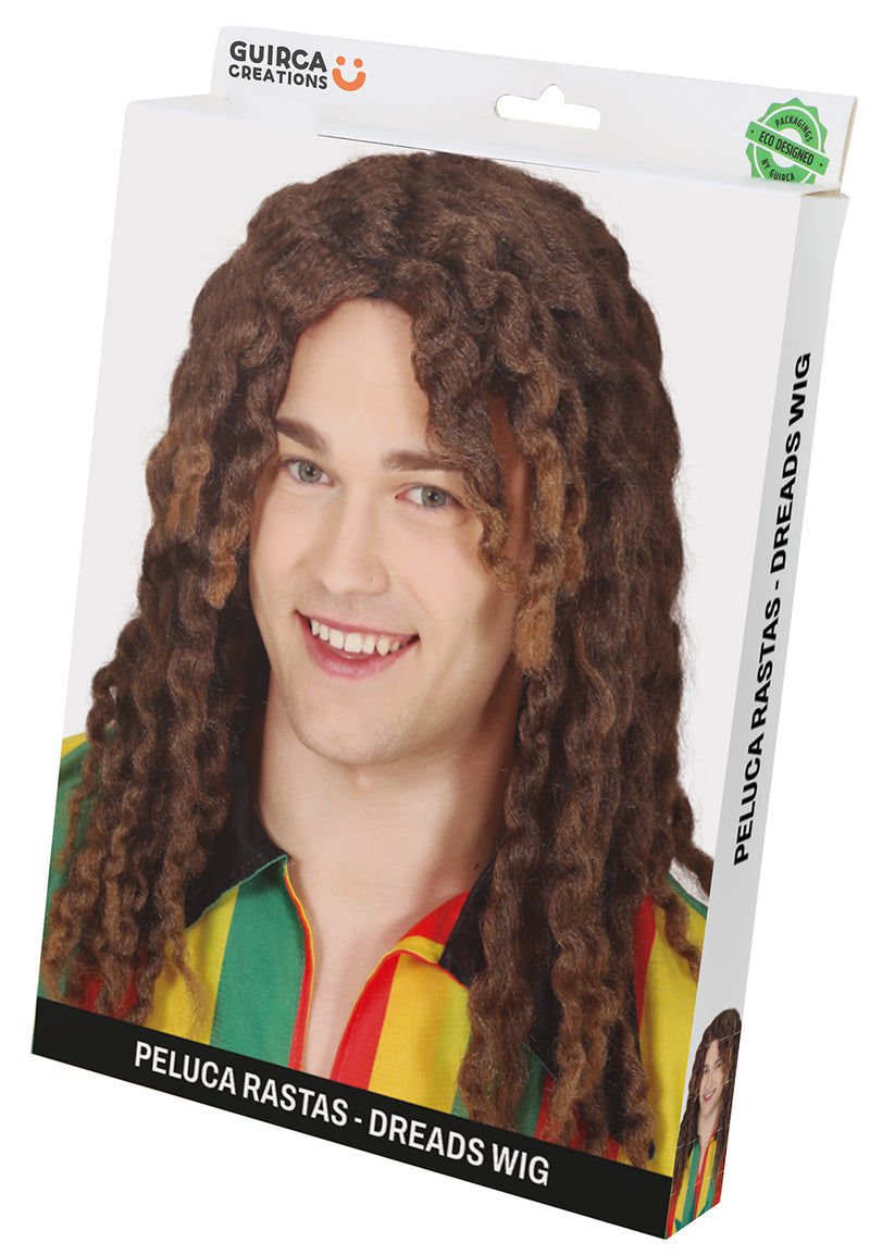BROWN DREADLOCKS WIG  (BOX IN CONTAINER)