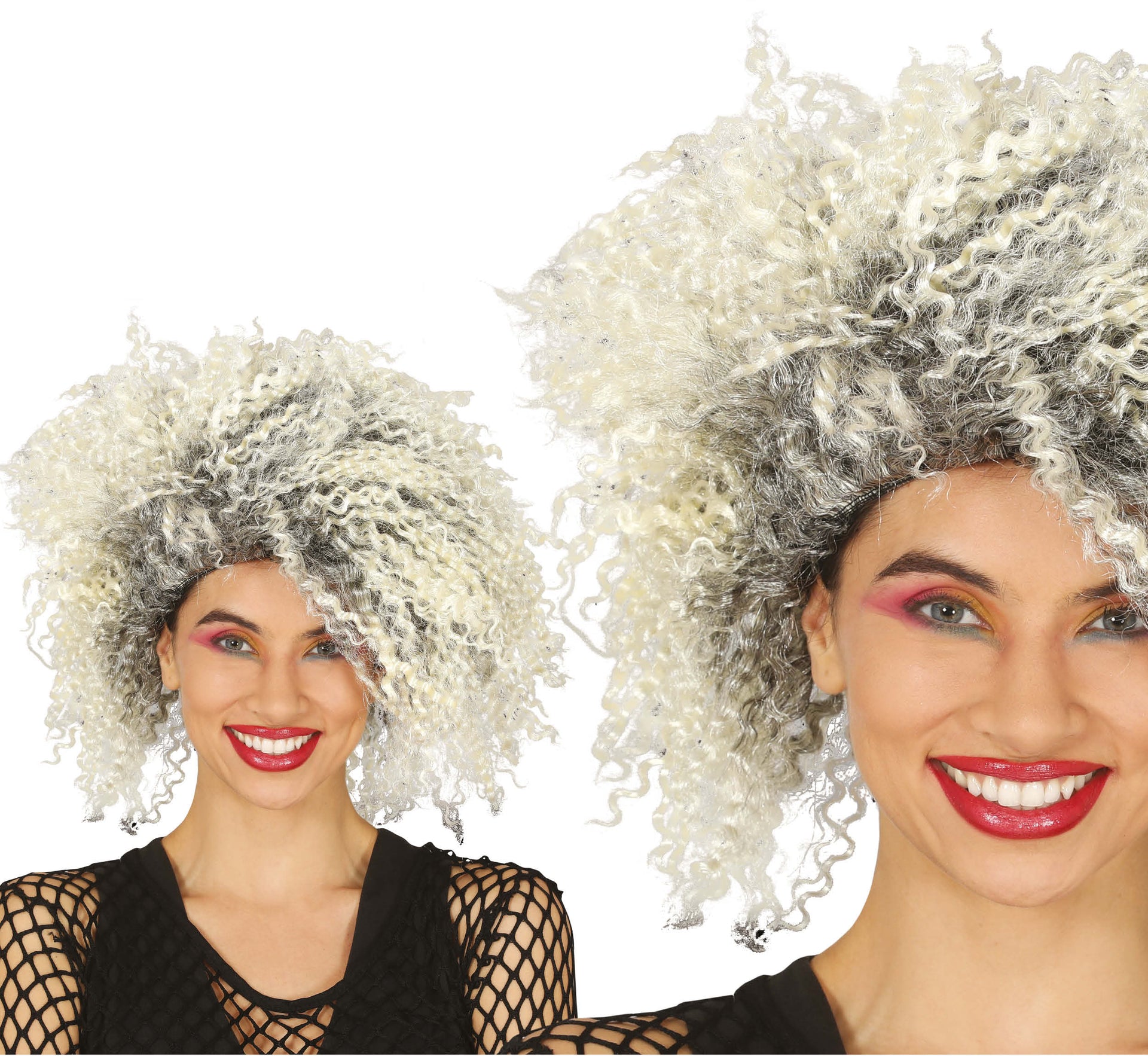 BLONDE CURLY WICK WIG (BOX IN CONTAINER