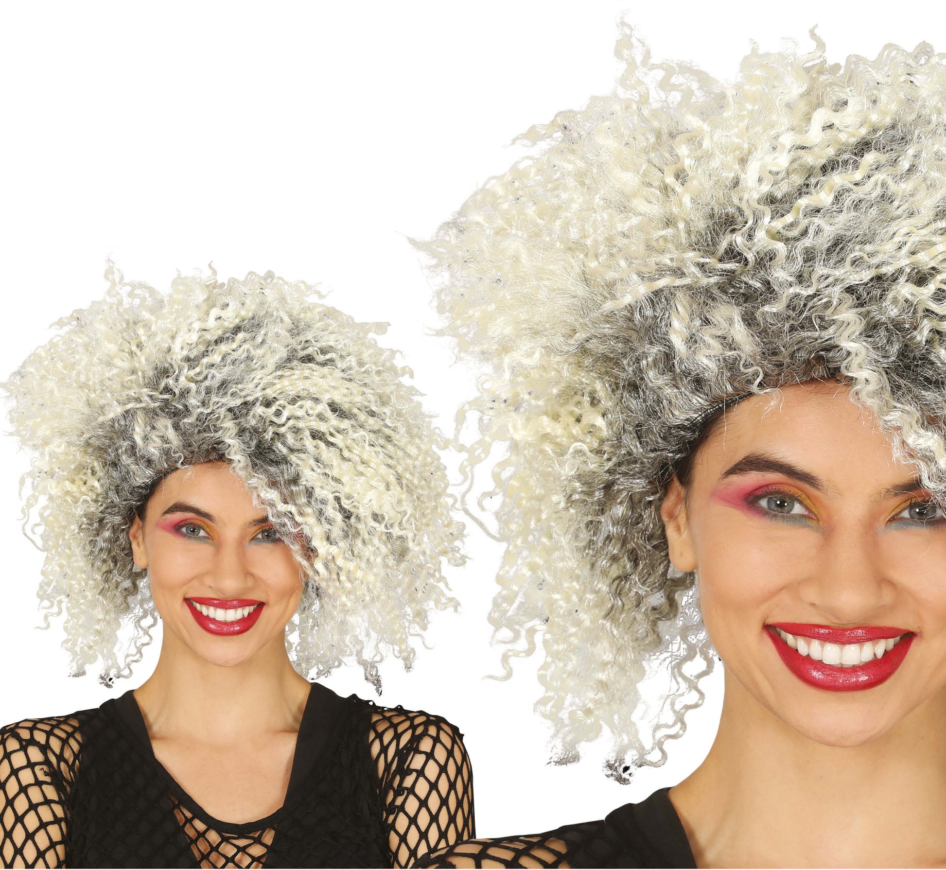 BLONDE CURLY WICK WIG (BOX IN CONTAINER