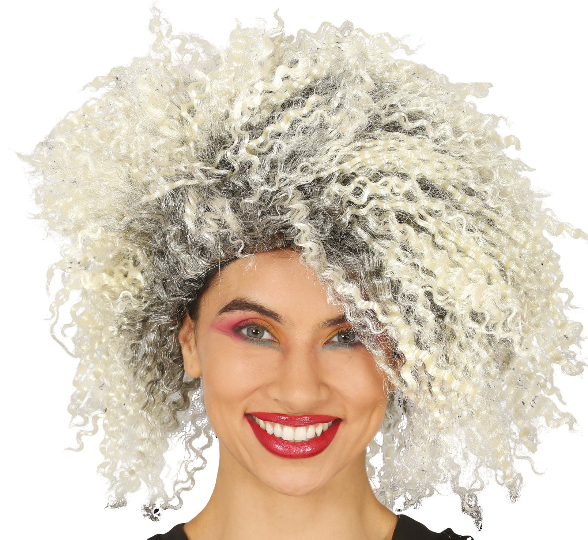 BLONDE CURLY WICK WIG (BOX IN CONTAINER