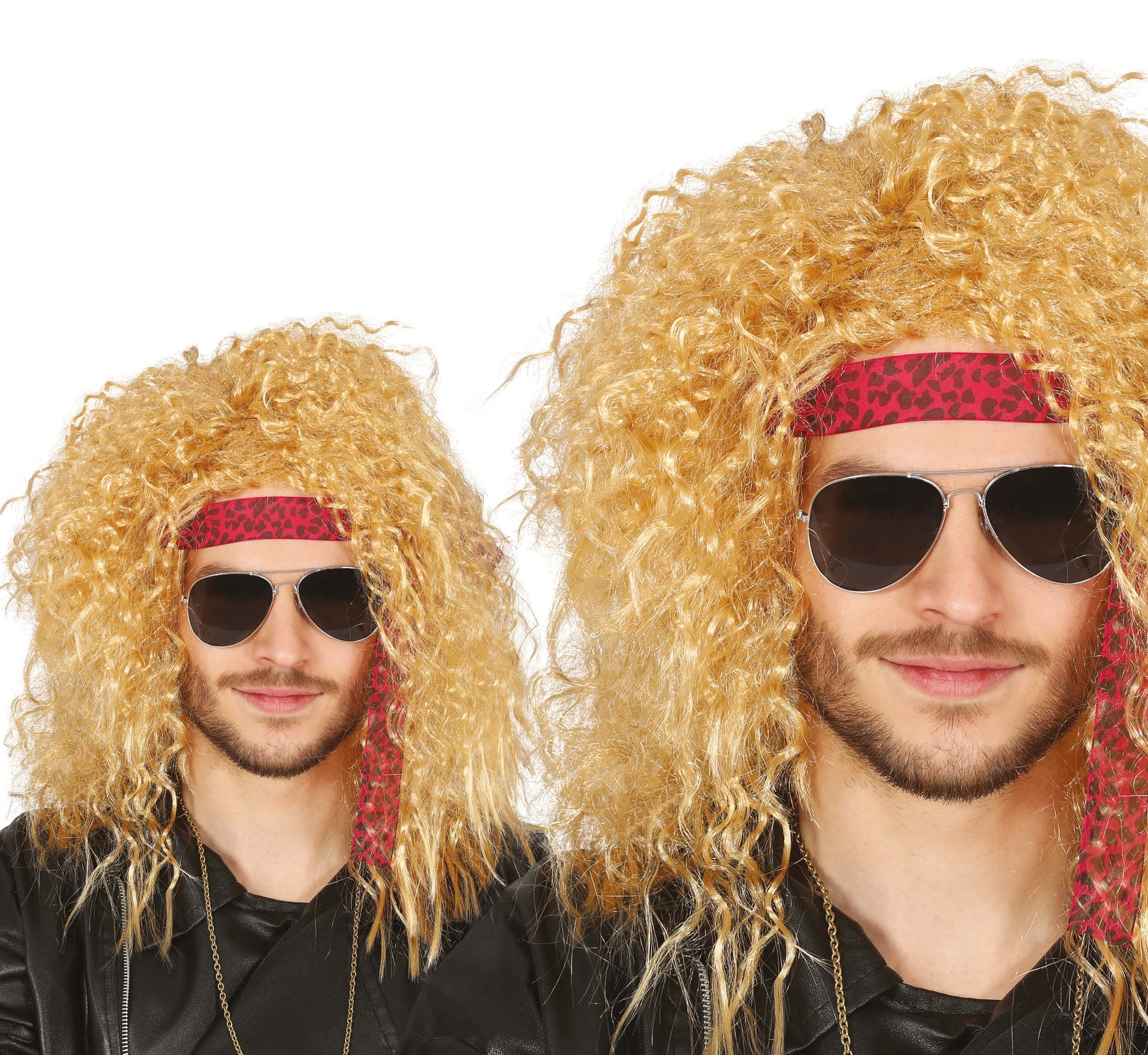 BLOND ROCKER CURLY WIG (BOX CONTAINER)