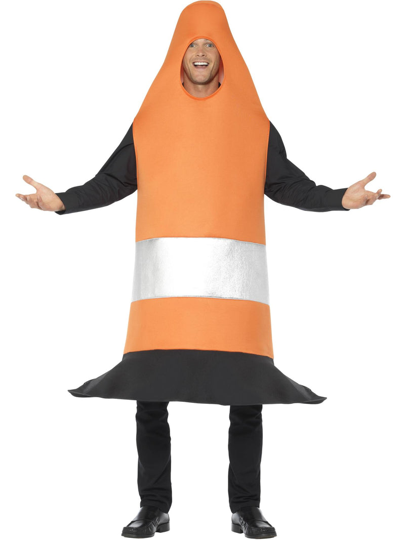 Traffic Cone Costume, Orange 1