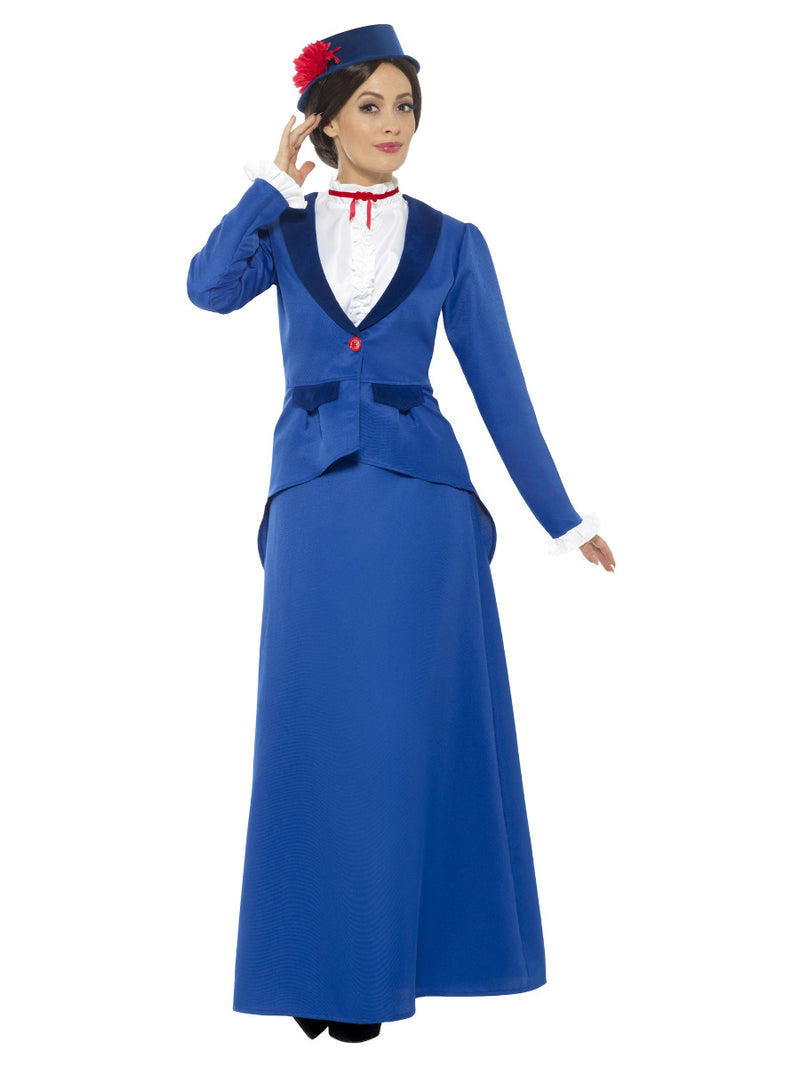 Victorian Nanny Costume, Blue - 1