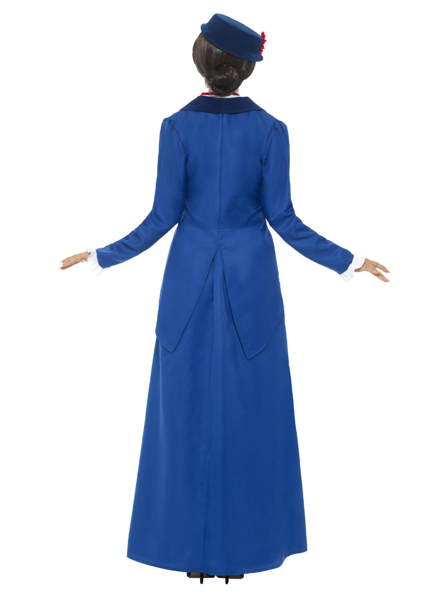 Victorian Nanny Costume, Blue - 3