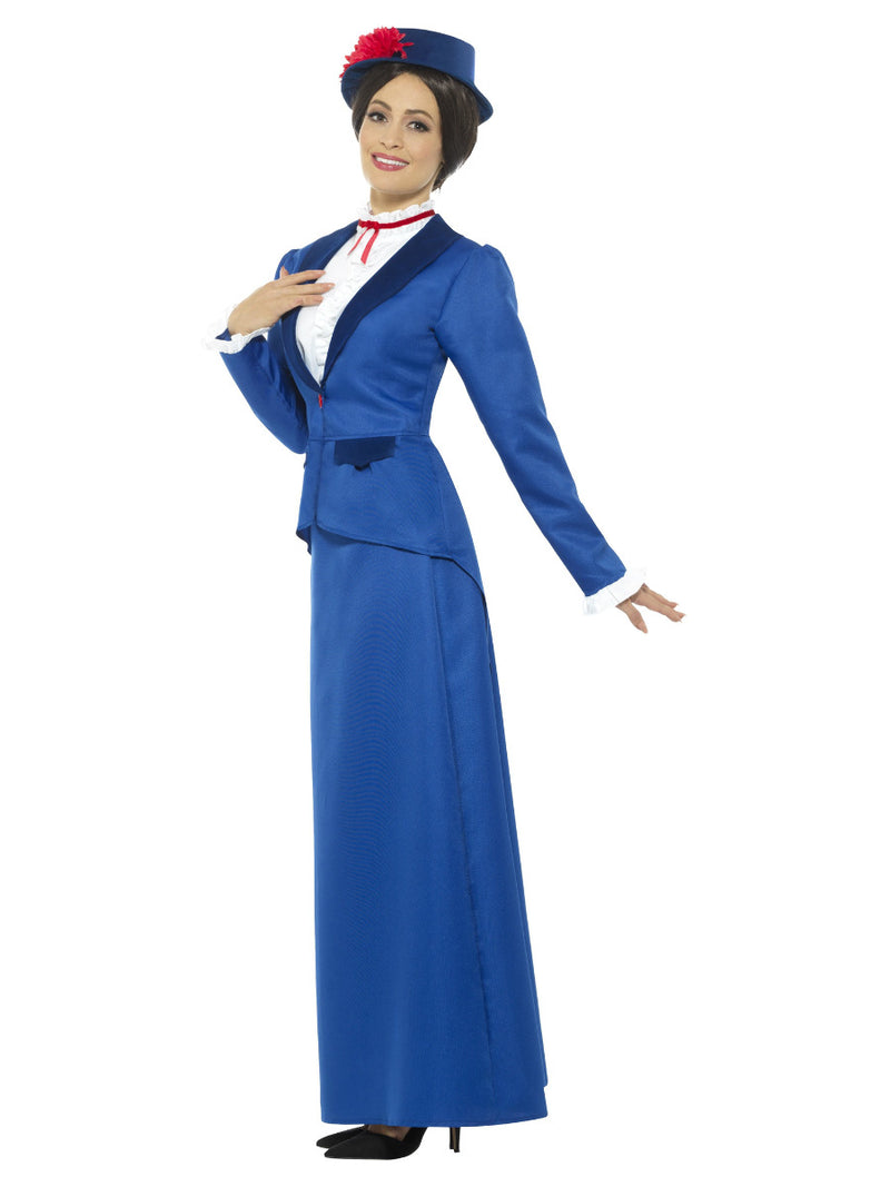 Victorian Nanny Costume, Blue - 4