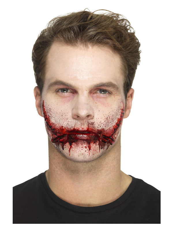 Smiffys Make-Up FX, Latex Stitched Smile Wounds, R - 2