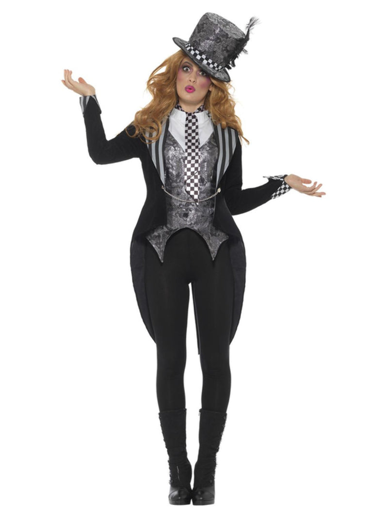 Deluxe Dark Miss Hatter Costume, Black - 5