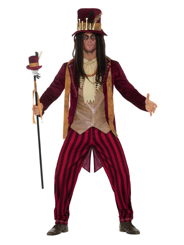 Deluxe Voodoo Witch Doctor Costume, Red - 2