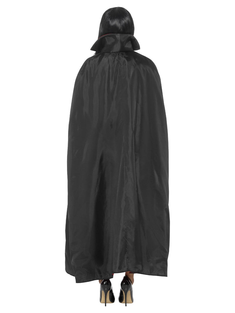 Reversible Vampire Cape, Black & Red - 3