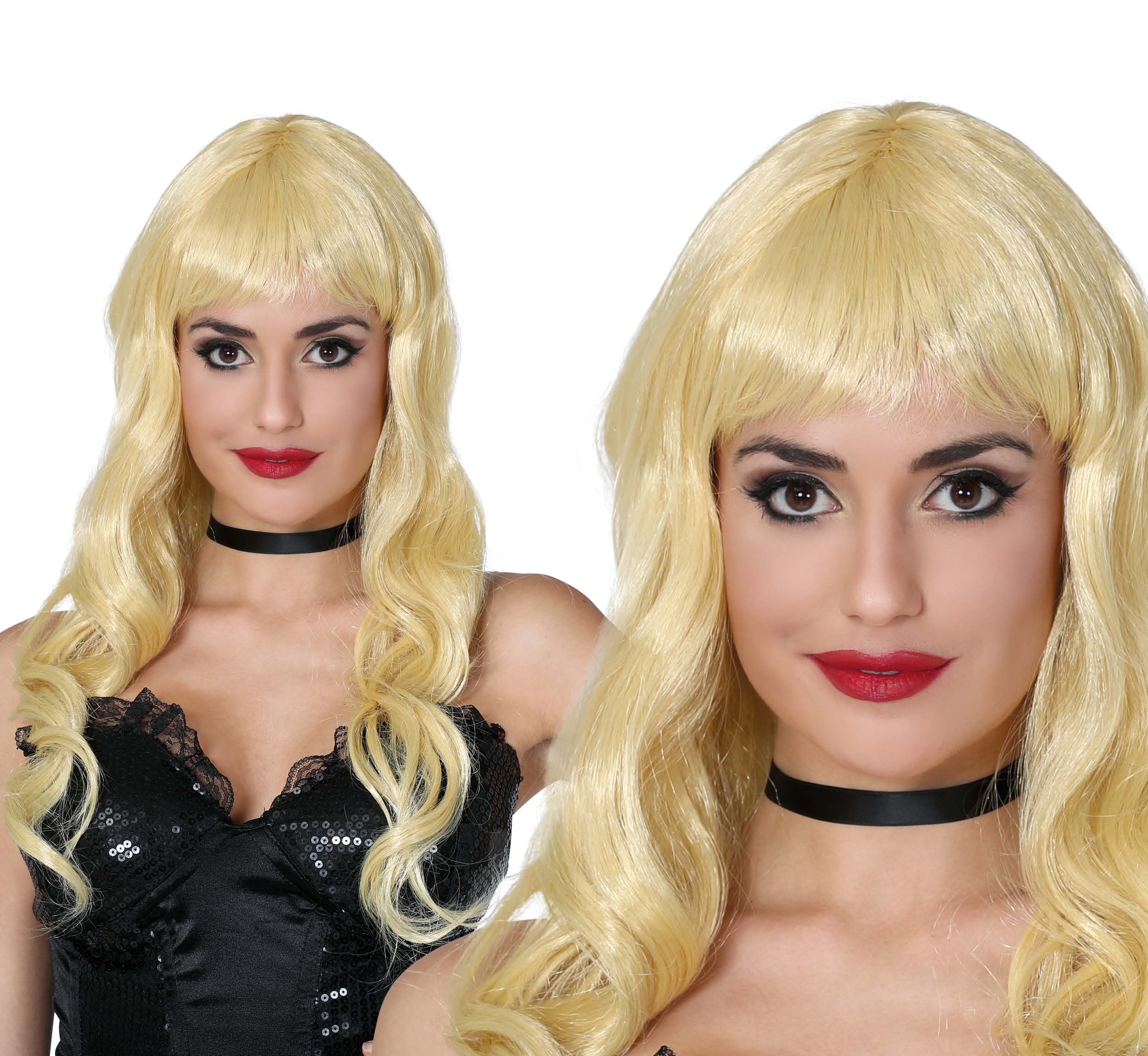 BLOND WAVY WIG (BOX CONTAINER)