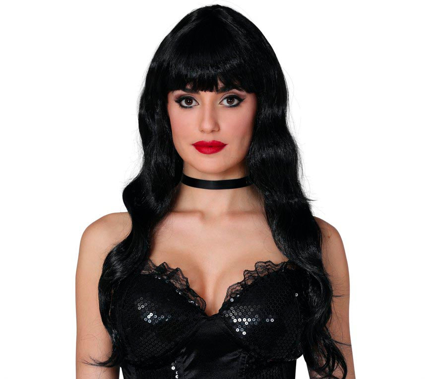 BLACK CURLY WIG (BOX CONTAINER)