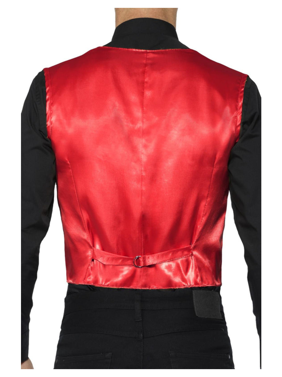 Sequin Waistcoat, Red - 3