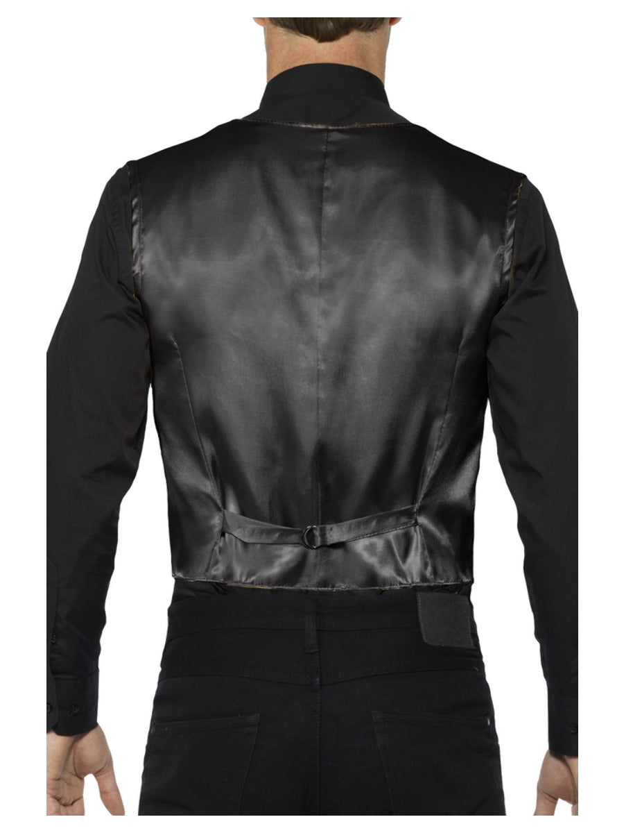 Sequin Waistcoat, Black - 3
