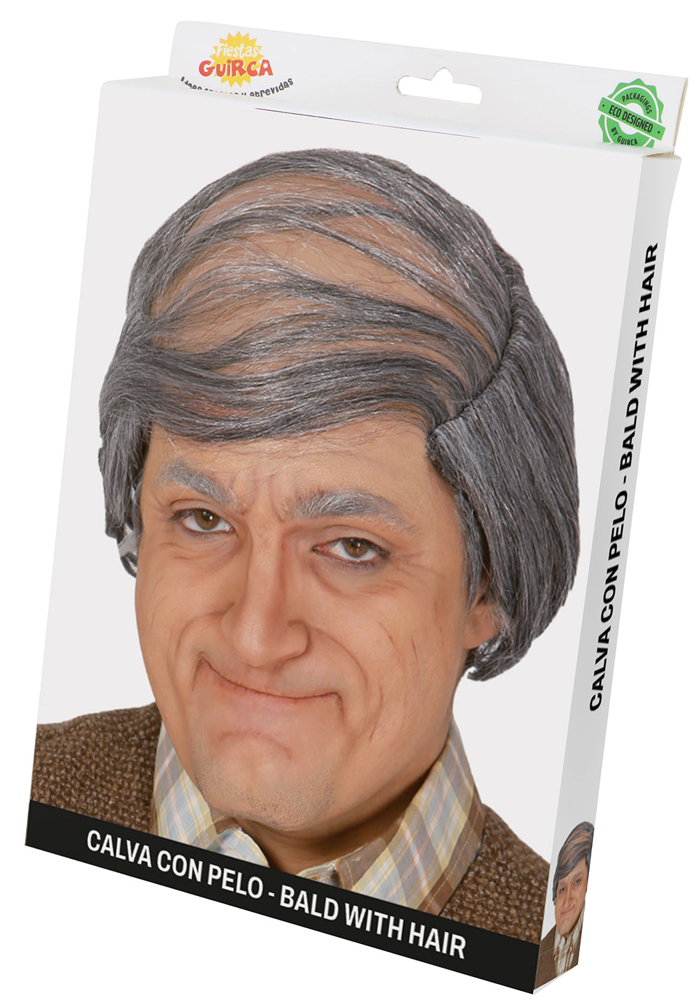 BALD PATE WITH GREY HAIR