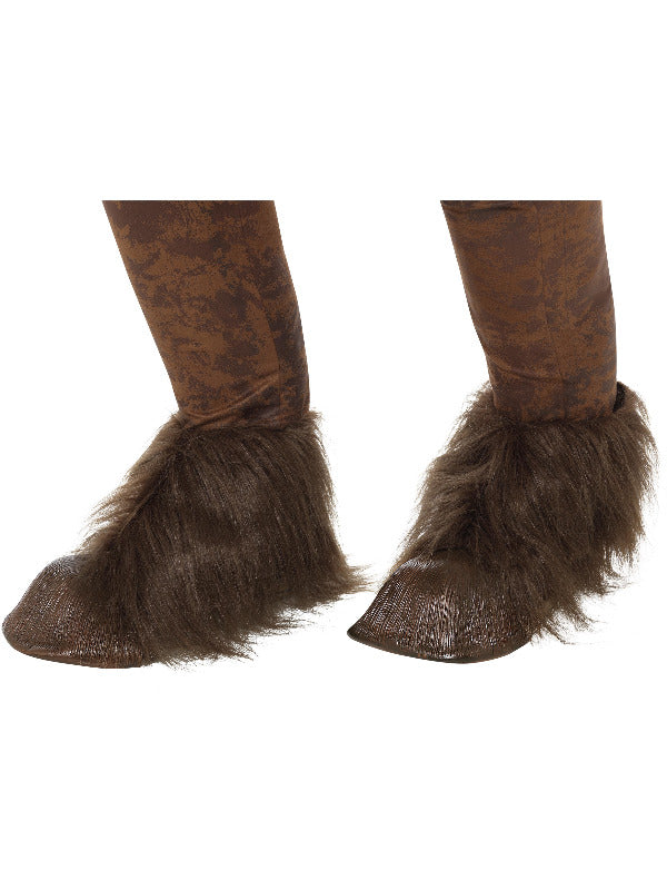 Beast / Krampus Demon Hoof Shoe Covers, Brown - 2
