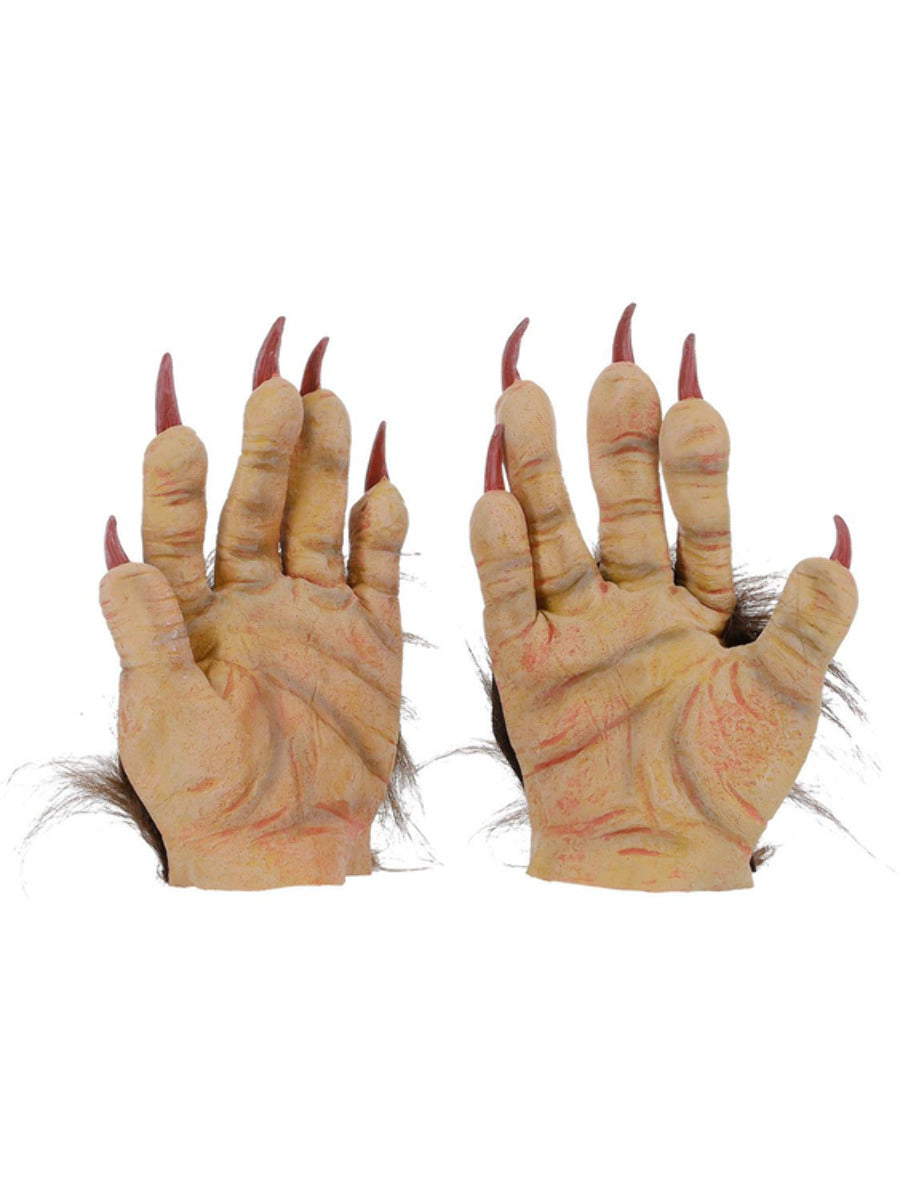 Beast / Krampus Demon Gloves, Brown - 3