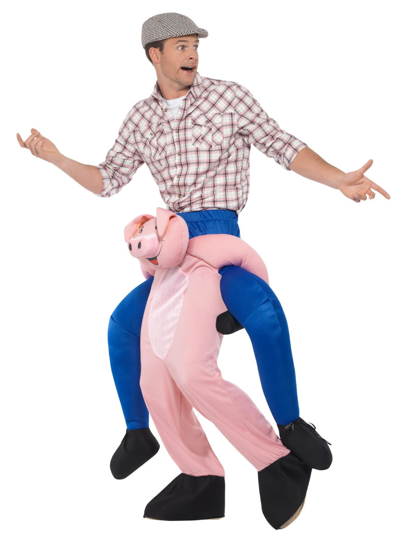 Piggyback Pig Costume, Pink - 4