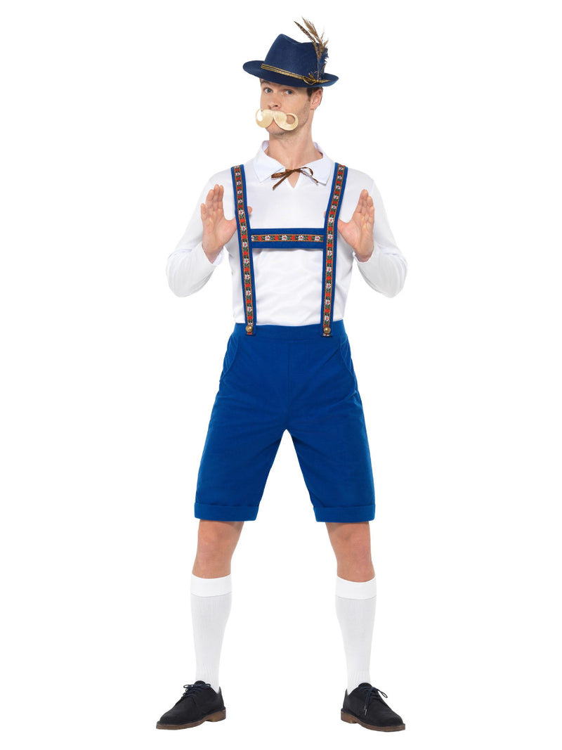Bavarian Costume, Blue - 5