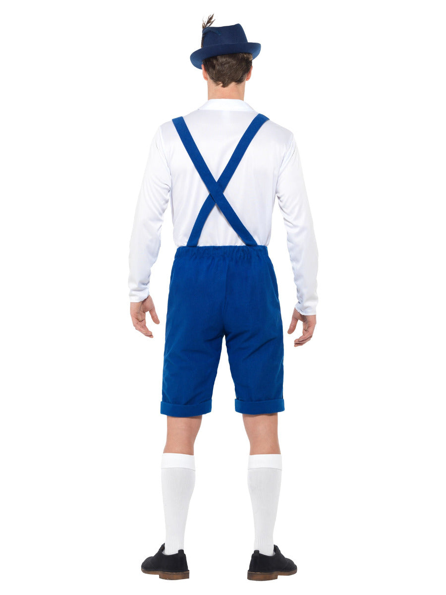 Bavarian Costume, Blue - 3