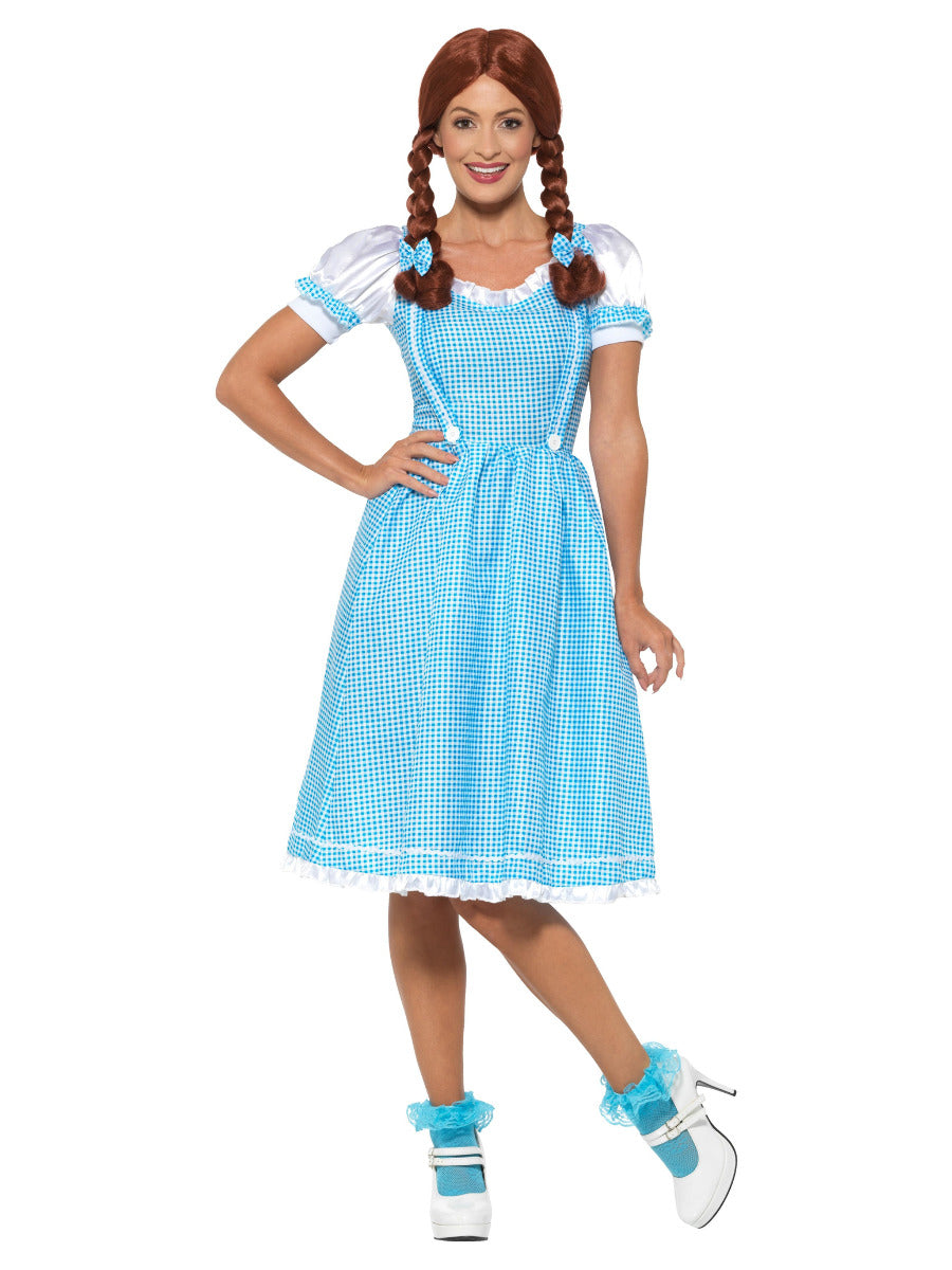 Kansas Country Girl Costume, Blue & White - 1