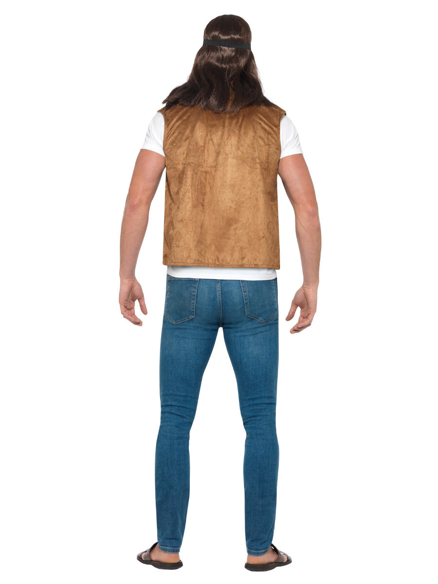 Hippie Waistcoat, Unisex, Brown - 3