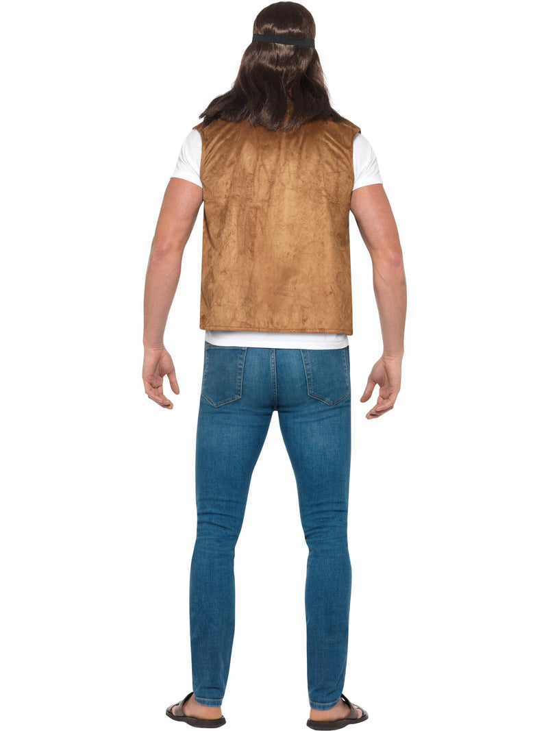 Hippie Waistcoat, Unisex, Brown 2
