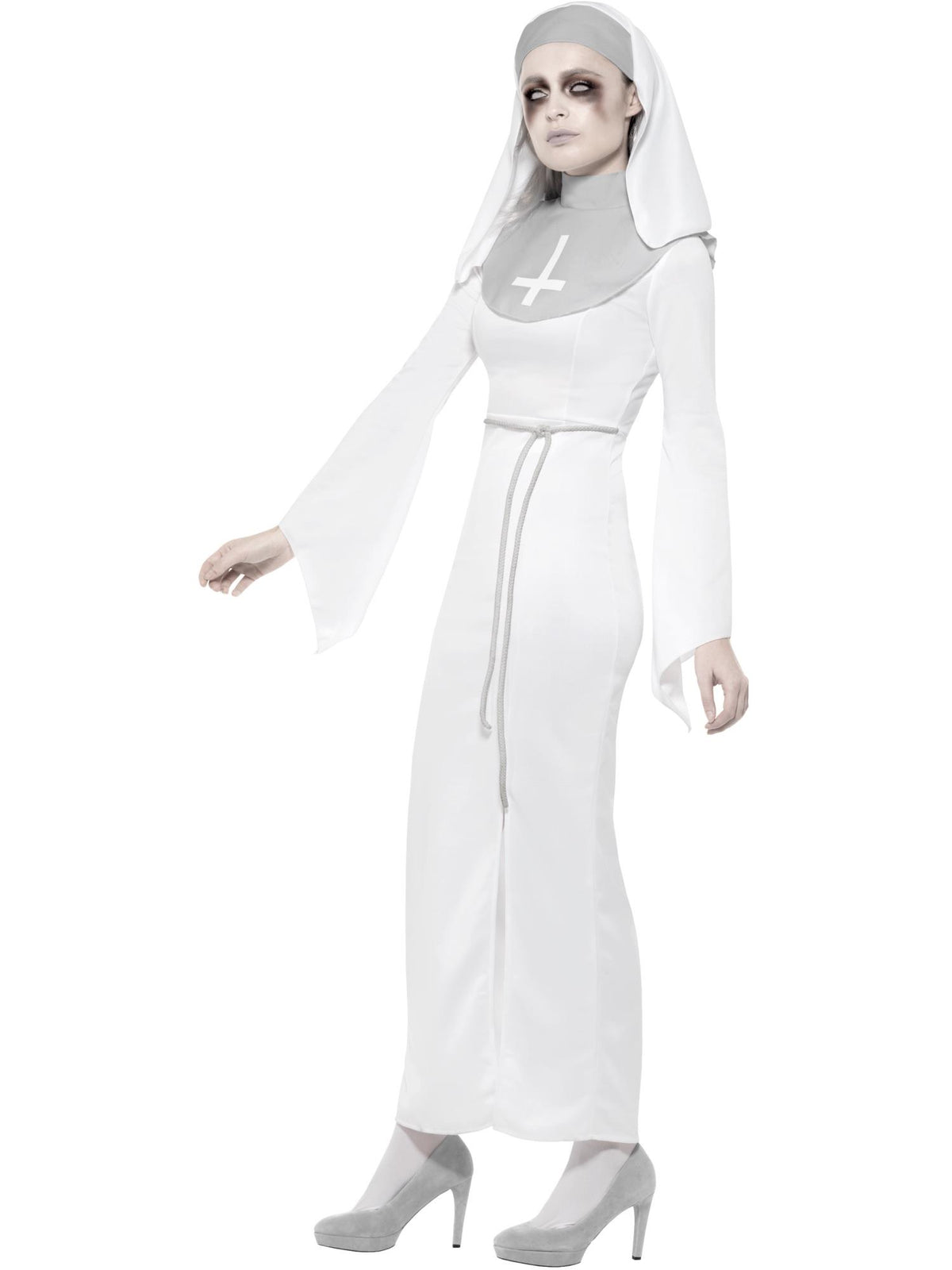 Haunted Asylum Nun Costume, White 3