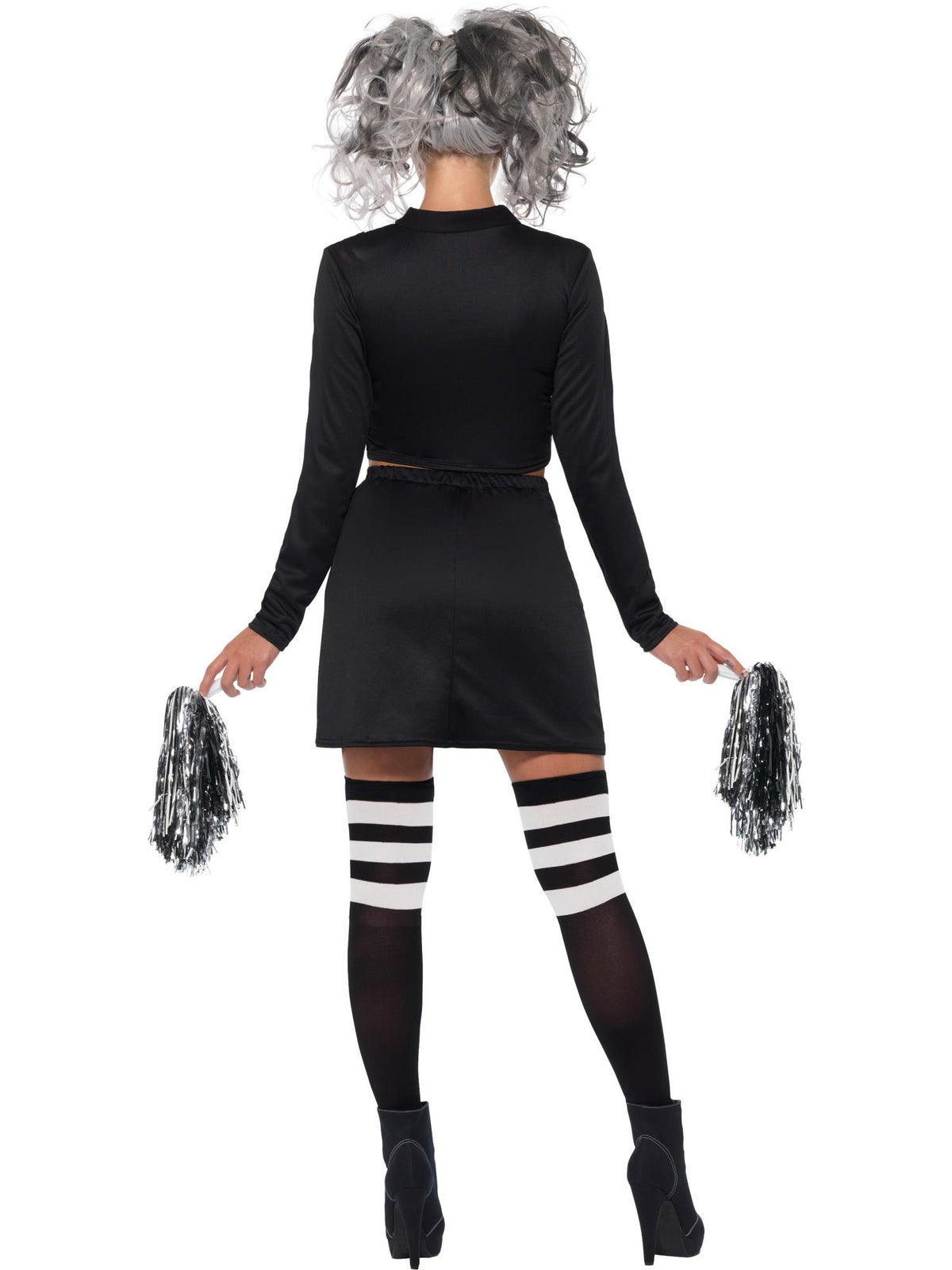 Fever Gothic Cheerleader Costume, Black 2
