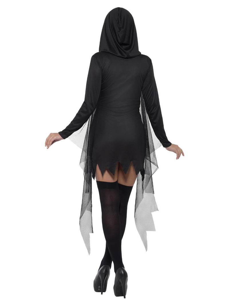 Fever Sexy Reaper Costume, Black - 3