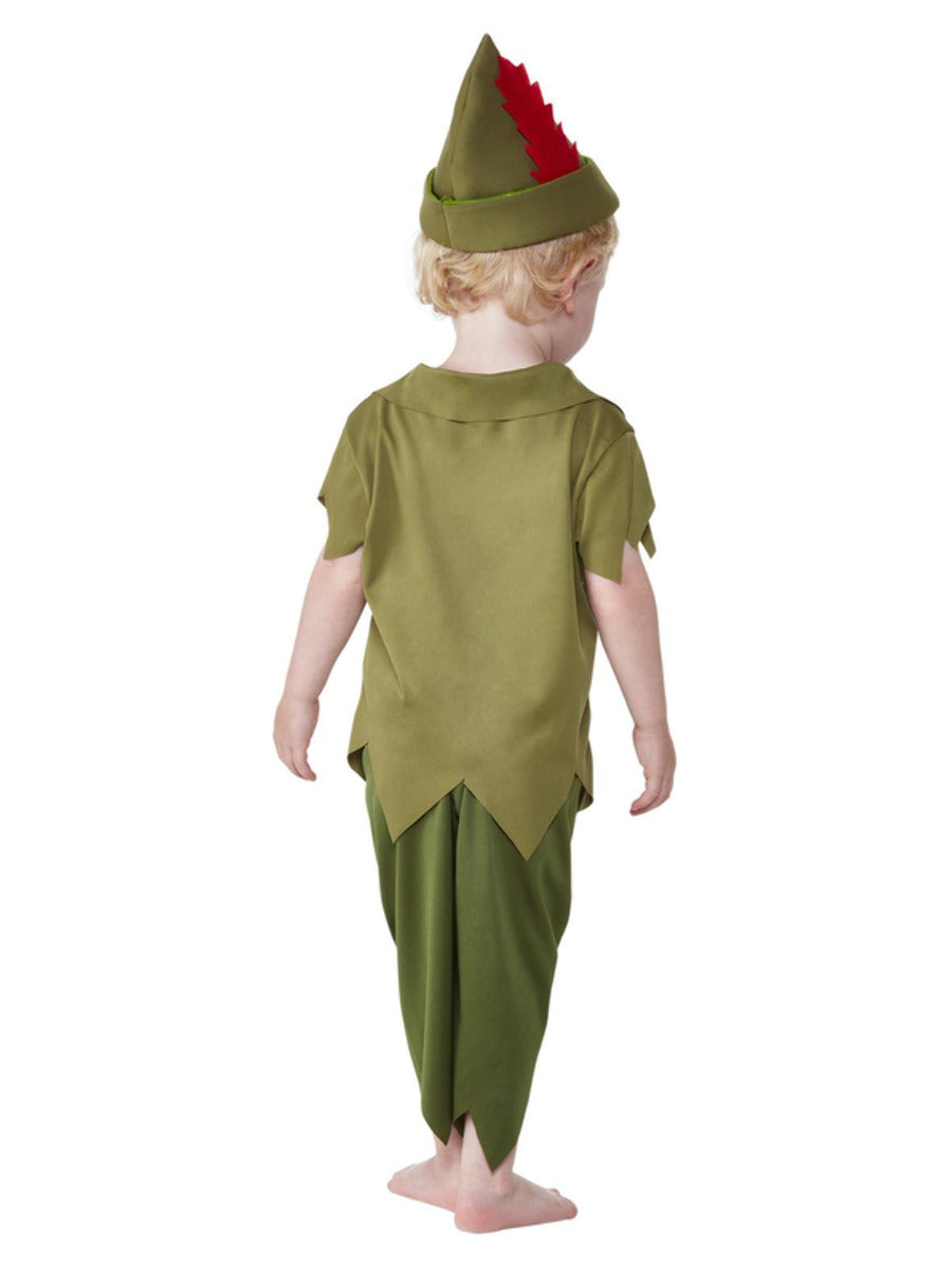 Toddler Robin Hood Costume, Green & Brown - 3