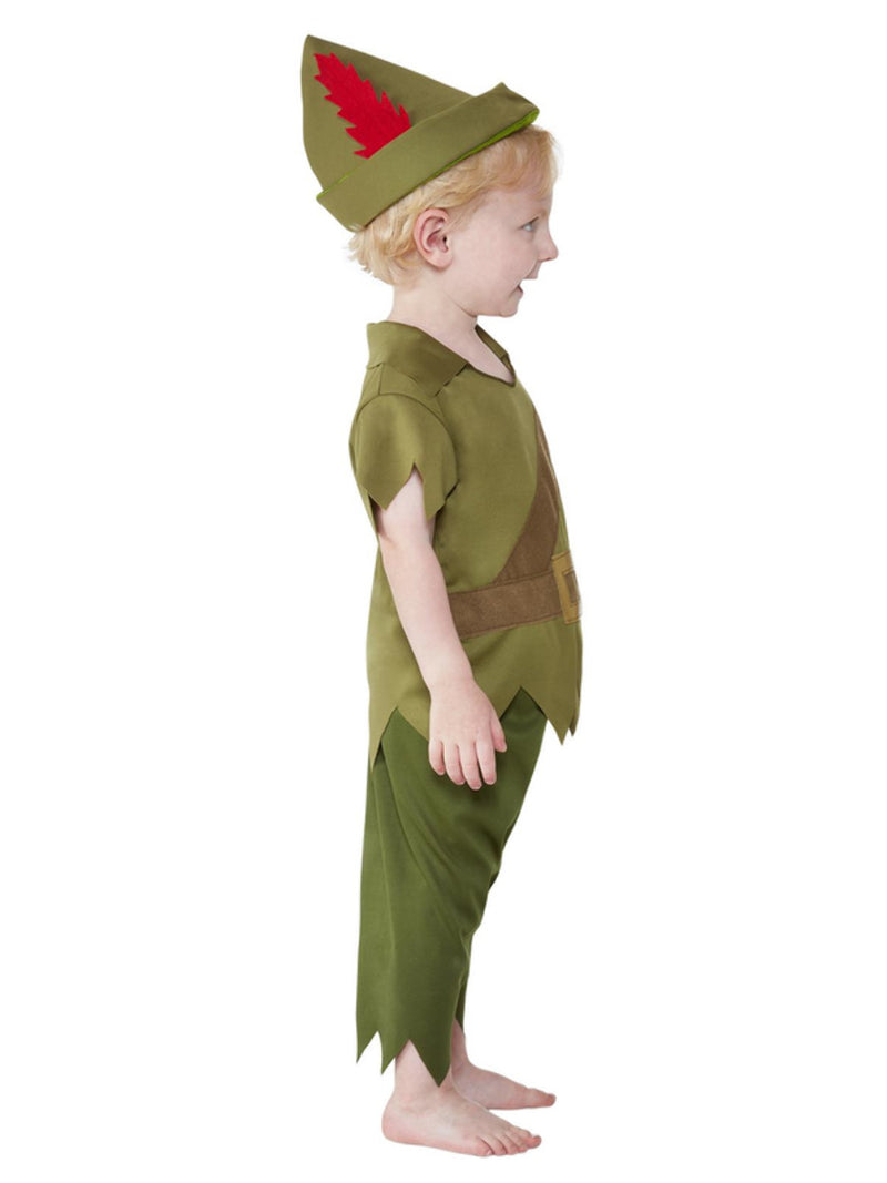 Toddler Robin Hood Costume, Green & Brown - 4